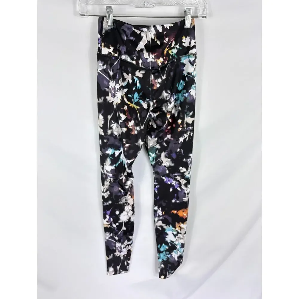 Nike Dri Fit Floral Printed Leggings Size Small